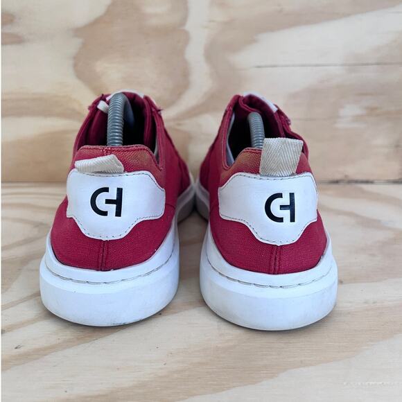 Cole Haan - GrandPro Rally Canvas Court- Sneakers - Red - Men's - 10.5M - C34714 - Picture 6 of 9